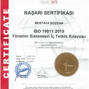 iso 19011 sertifikası