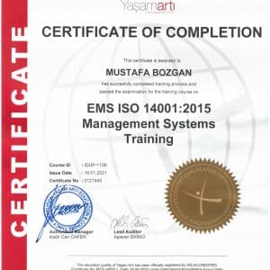 iso 14001 sertifikası