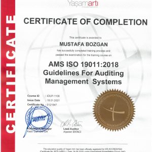 iso 19011 sertifikası